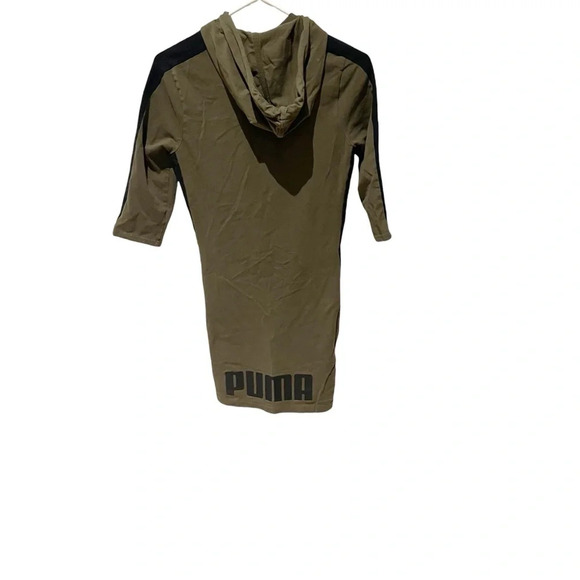 Puma hooded dress size medium green and black - Picture 4 of 11